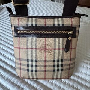 Burberry Women's Haymarket Cross-body Bag